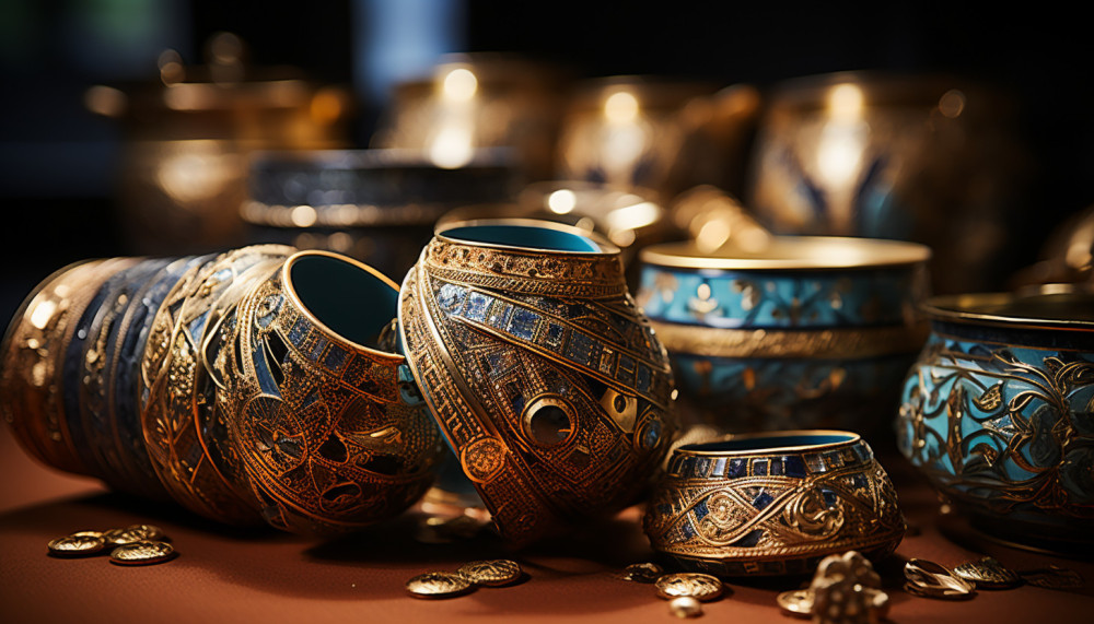 Les précieux objets d’art découverts