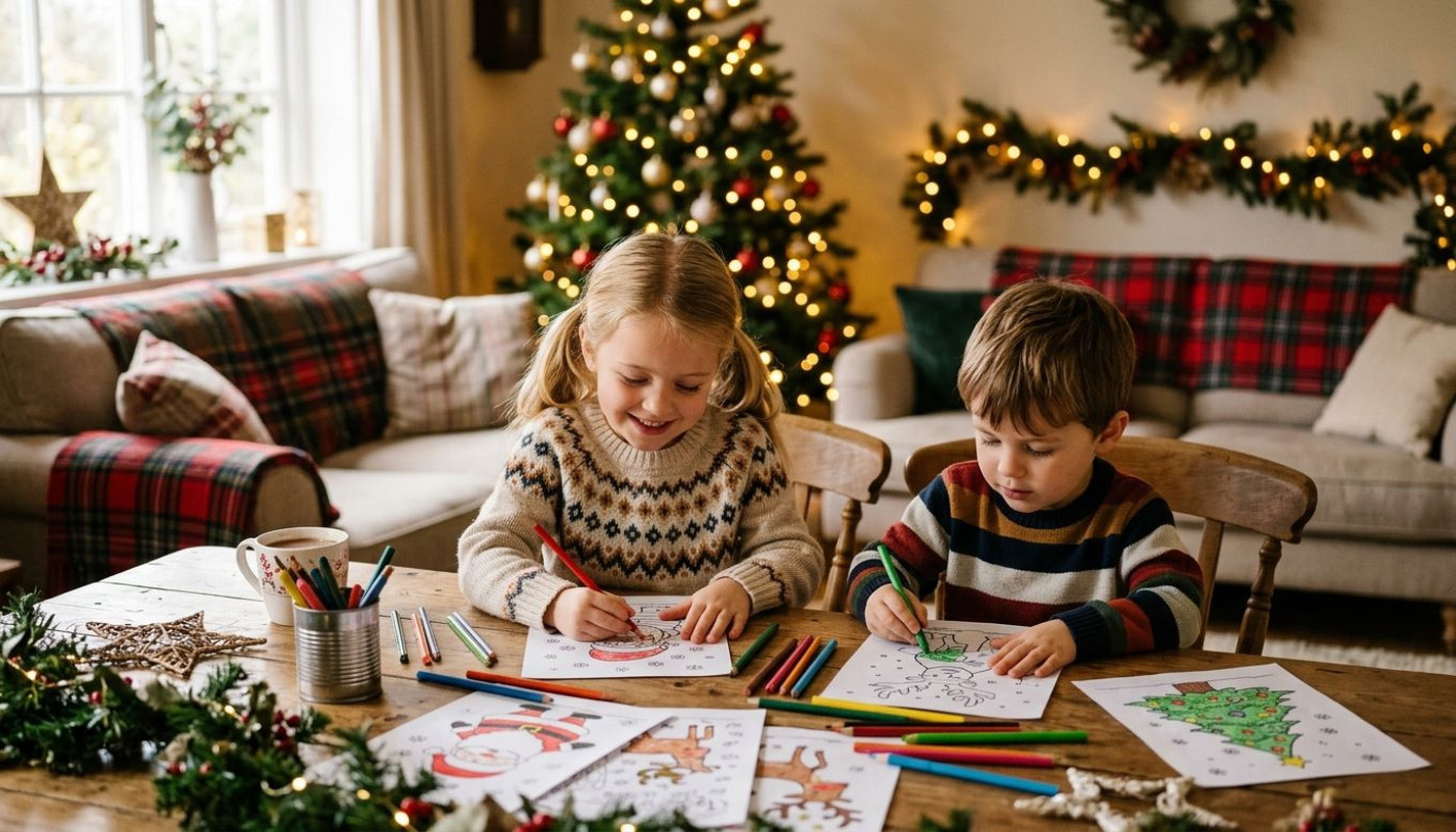 Noël approche : pensez aux coloriages pour une fête réussie